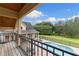 Balcony overlooking the pool and expansive backyard at 2291 Sw 76Th Ln, Ocala, FL 34476