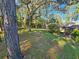 Expansive backyard with mature trees offers a tranquil outdoor retreat at 9180 Sw 202Nd Avenue Road, Dunnellon, FL 34431