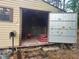 Outdoor storage shed for storing tools and equipment at 9180 Sw 202Nd Avenue Road, Dunnellon, FL 34431