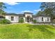 Single Gathering home with stone accents and a manicured lawn at 925 Se 13Th St, Ocala, FL 34471