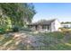 A view of the backyard from under the shade of a tree at 11696 Sw 71St Cir, Ocala, FL 34476