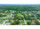 Wide angle aerial view of a neighborhood filled with mature trees and well manicured lawns at 2818 Se 24Th Ave, Ocala, FL 34471