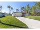 Single-Gathering house showcasing a well-maintained lawn, concrete driveway, and craftsman-style elements at 13374 Sw 63Rd Ter, Ocala, FL 34473