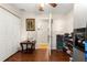 Bright hallway with shoe storage and linen closet at 6990 Se 122Nd Ln, Belleview, FL 34420