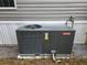Goodman air conditioner on gravel base near a home's exterior at 3174 Sw 189Th Ave, Dunnellon, FL 34432