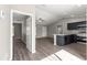 Open-concept living space showcasing the kitchen and living area at 4048 Se 134Th St, Belleview, FL 34420