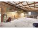 Large workshop with high ceilings and built-in shelving at 1000 Se 155Th St, Summerfield, FL 34491