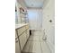 Cozy bathroom with polka dot shower curtain and vanity at 5650 Se 34Th St, Ocala, FL 34480