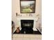 Elegant fireplace with decorative mantel and black hearth at 5650 Se 34Th St, Ocala, FL 34480
