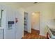 White refrigerator and pantry provide ample storage in this efficiently designed kitchen at 15268 Sw 14Th Avenue Rd, Ocala, FL 34473