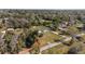 A high aerial view that highlights the generous lot size, private setting, and convenient neighborhood at 4011 Se 47Th Pl, Ocala, FL 34480