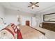 Bright bedroom with ensuite bathroom access and ample closet space at 5172 Nw 46Th Lane Rd, Ocala, FL 34482
