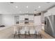 Modern kitchen featuring a large island and stainless steel appliances at 5172 Nw 46Th Lane Rd, Ocala, FL 34482