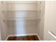 A walk-in closet features wire shelving for ample storage at 10107 Sw 41St Ave, Ocala, FL 34476