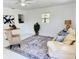 Bright living room showcasing modern decor, a stylish area rug, and plenty of natural light at 11 Cedar Trace Crse, Ocala, FL 34472
