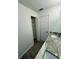 A stylish bathroom features a linen closet and a modern sink at 3 Dogwood Trl, Ocala, FL 34472