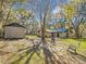 Relaxing backyard with trees, a shed, and seating at 7131 Sw 19Th Avenue Road Rd, Ocala, FL 34476