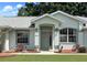 Welcoming front entrance with decorative landscaping and a charming front door at 4937 Nw 30Th Pl, Ocala, FL 34482