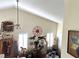 High ceilings, windows with wooden shutters, ceiling fan, and horse decor throughout at 3403 Gatlin Place Cir, Orlando, FL 32812