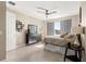 Comfortable bedroom with lots of natural light, storage, and a ceiling fan at 9617 Sw 102Nd Ter, Ocala, FL 34481