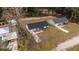 Aerial view of two new homes nestled in the woods at 13283 Se 45Th Ave, Belleview, FL 34420