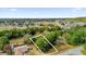 Aerial view showing a vacant lot bordered by trees and neighboring properties at Tbd Dogwood Drive Pass # Lot 22, Ocala, FL 34472