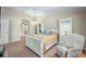 Bedroom with light carpet and nice furnishings at 5162 Harbour Dr, Oxford, FL 34484