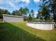 Large backyard with above ground pool and metal shed at 12805 Sw 64Th Ln, Ocala, FL 34481