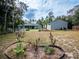 A spacious backyard with above ground pool, storage shed and landscaping at 12805 Sw 64Th Ln, Ocala, FL 34481