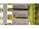 Aerial view of a row of houses in a community at 6014 Sw 93Rd Cir, Ocala, FL 34481