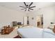 Bright bedroom with ensuite bathroom access and plenty of space for a queen bed at 6014 Sw 93Rd Cir, Ocala, FL 34481
