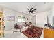 Bright living room featuring comfortable seating and stylish decor at 6014 Sw 93Rd Cir, Ocala, FL 34481