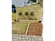A lovely wood privacy fence and raised flower garden complete this backyard at 6042 Topsail Rd, Lady Lake, FL 32159