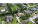 An aerial view of the home showing the neighborhood, yard, and location at 10291 Se 42Nd Ter, Belleview, FL 34420