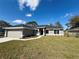Charming single-story home with a well-manicured lawn and inviting two car garage at 9869 Se 157Th Ln, Summerfield, FL 34491