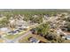 Broad aerial view of a residential community featuring well-spaced homes and tree coverage at 33 Pecan Pass Run, Ocala, FL 34472