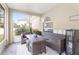 The screened in patio is perfect for entertaining or dining al fresco at 4535 Se 32Nd Pl, Ocala, FL 34480