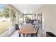 The screened in patio is perfect for entertaining or dining al fresco at 4535 Se 32Nd Pl, Ocala, FL 34480