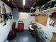 Storage room with shelving, pegboard, and space for bikes at 762 Temple Ave, Orange City, FL 32763