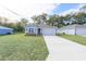 Charming one-story house with light gray exterior and a spacious driveway at 13850 Se 42Nd Ave, Summerfield, FL 34491