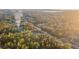 Aerial view of wooded neighborhood with a lake in the background at 11837 Se 165 Ave, Ocklawaha, FL 32179