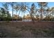 Exterior view of a single-story home with a gray exterior and simple landscaping, surrounded by tall pine trees at 11837 Se 165 Ave, Ocklawaha, FL 32179