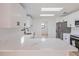 Modern kitchen featuring white cabinets, stainless appliances, and a bright interior at 4360 Se 58Th Pl, Ocala, FL 34480