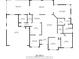 Detailed floorplan showing layout of the house, including rooms, dimensions, and screened porch at 8150 Sw 108Th St, Ocala, FL 34481