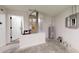 Garage with HVAC unit, water heater, and ample storage space at 227 Oak Lane Cir, Ocala, FL 34472