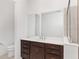 Bathroom with vanity, large mirror, and shower at 6200 Sw 72Nd Ter, Ocala, FL 34474