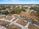 Aerial view showing home's location in a residential neighborhood at 35 Teak Rd, Ocala, FL 34472