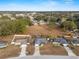 Aerial view of property showing house and large lot, neighborhood context at 35 Teak Rd, Ocala, FL 34472