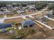 Aerial view showcasing the home and surrounding neighborhood at 35 Teak Rd, Ocala, FL 34472