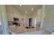 Modern kitchen with white cabinetry, granite counters, and stainless steel appliances at 8357 Sw 58Th Ave, Ocala, FL 34476